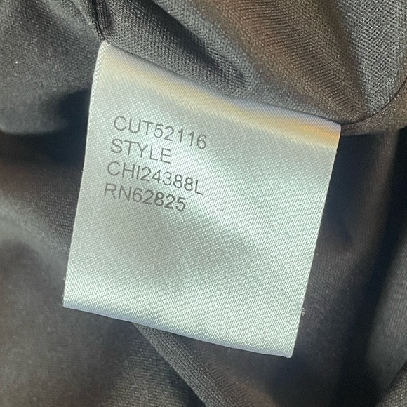 ✨NWT✨ Tadashi Shoji Jetta Peek a Boo Illusion Gown Black Cap Sleeve Maxi Dress - Picture 12 of 14